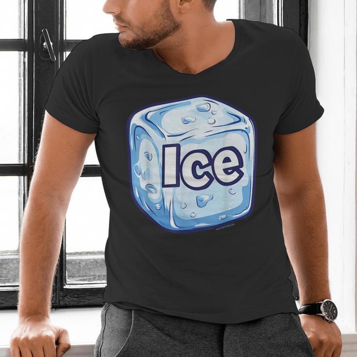 Ice Halloween Pun Costume Easy Lazy Team Group Teacher Men's V-Neck T-Shirt, gift for family, gift for coworker Ice Halloween Pun Costume Easy Lazy Team Group Teacher Men's V-Neck T-Shirt, gift for family, gift for coworker