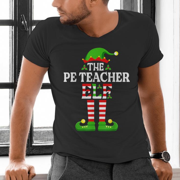 I'm The PE Teacher Elf Christmas Family Matching Men's V-Neck T-Shirt, Pe Teacher Shirts, gift for family, gift for coworker I'm The PE Teacher Elf Christmas Family Matching Men's V-Neck T-Shirt, Pe Teacher Shirts, gift for family, gift for coworker