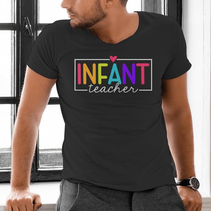 Infant Teacher Daycare Provider Childcare Teacher Men's V-Neck T-Shirt, gift for family, gift for coworker