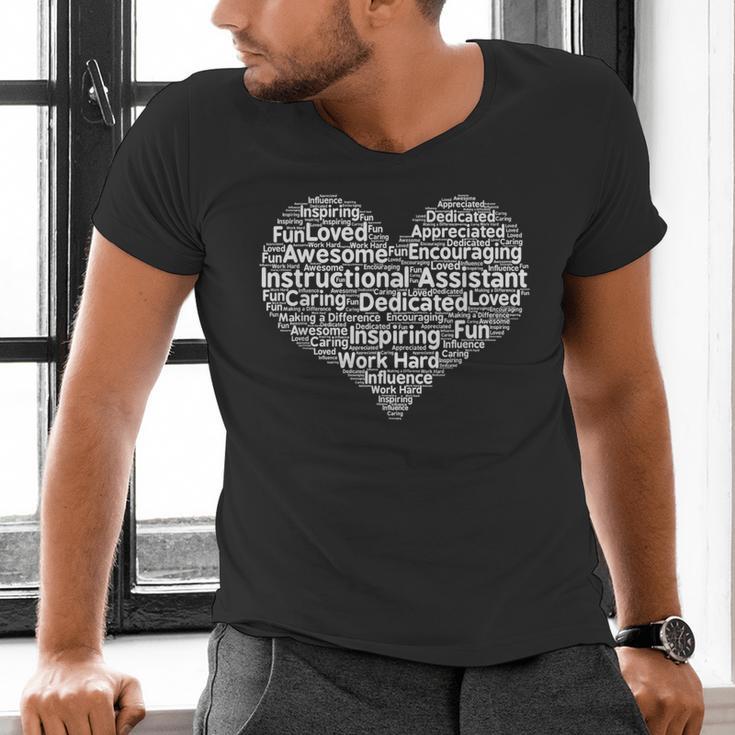 Instructional Assistant Teacher Appreciation T Shirt Men's V-Neck T-Shirt, gift for family, gift for coworker Instructional Assistant Teacher Appreciation T Shirt Men's V-Neck T-Shirt, gift for family, gift for coworker