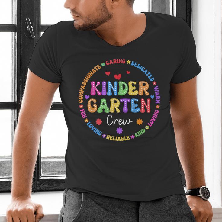 Kindergarten Crew Funy Back To School Teachers Kids Students Men's V-Neck T-Shirt, gift for family, gift for coworker