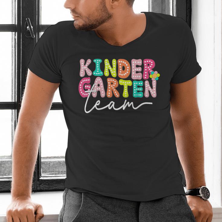 Kindergarten Team Teacher Back To School Kindergarten Squad Men's V-Neck T-Shirt, gift for family, gift for coworker Kindergarten Team Teacher Back To School Kindergarten Squad Men's V-Neck T-Shirt, gift for family, gift for coworker