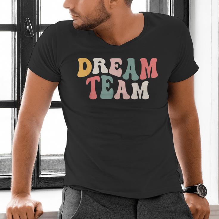 Last Day Of School Back To School Dream Team Teacher Kids Men's V-Neck T-Shirt, gift for family, gift for coworker Last Day Of School Back To School Dream Team Teacher Kids Men's V-Neck T-Shirt, gift for family, gift for coworker