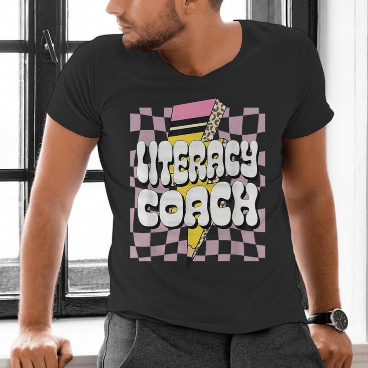 Literacy Coach Reading Specialist Facilitator Lead Teacher Men's V-Neck T-Shirt, gift for family, gift for coworker Literacy Coach Reading Specialist Facilitator Lead Teacher Men's V-Neck T-Shirt, gift for family, gift for coworker