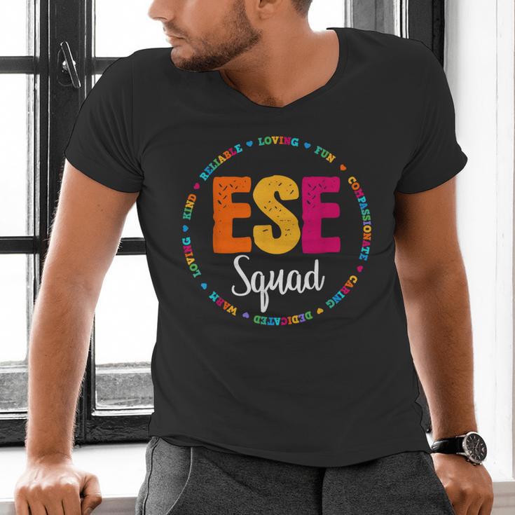 Matching ESE Squad First Last Day Team Teacher Student Tribe Men's V-Neck T-Shirt, gift for family, gift for coworker Matching ESE Squad First Last Day Team Teacher Student Tribe Men's V-Neck T-Shirt, gift for family, gift for coworker