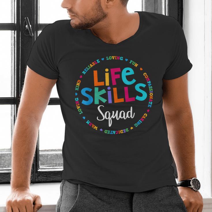 Matching Life Skills Squad Teacher Special Ed SPED Team Crew Men's V-Neck T-Shirt, gift for family, gift for coworker Matching Life Skills Squad Teacher Special Ed SPED Team Crew Men's V-Neck T-Shirt, gift for family, gift for coworker