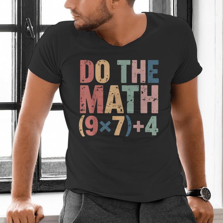 Do The Math 67 Meme Six Seven Teacher Men's V-Neck T-Shirt, gift for family, gift for coworker