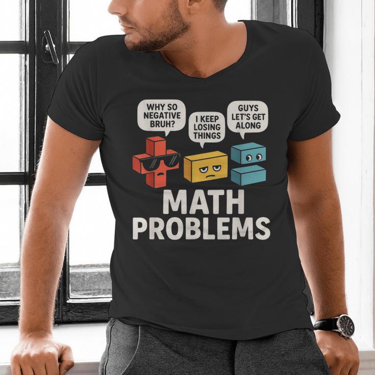 Math Problems Symbols Teacher Back To School Girl Boy Men's V-Neck T-Shirt, gift for family, gift for coworker Math Problems Symbols Teacher Back To School Girl Boy Men's V-Neck T-Shirt, gift for family, gift for coworker