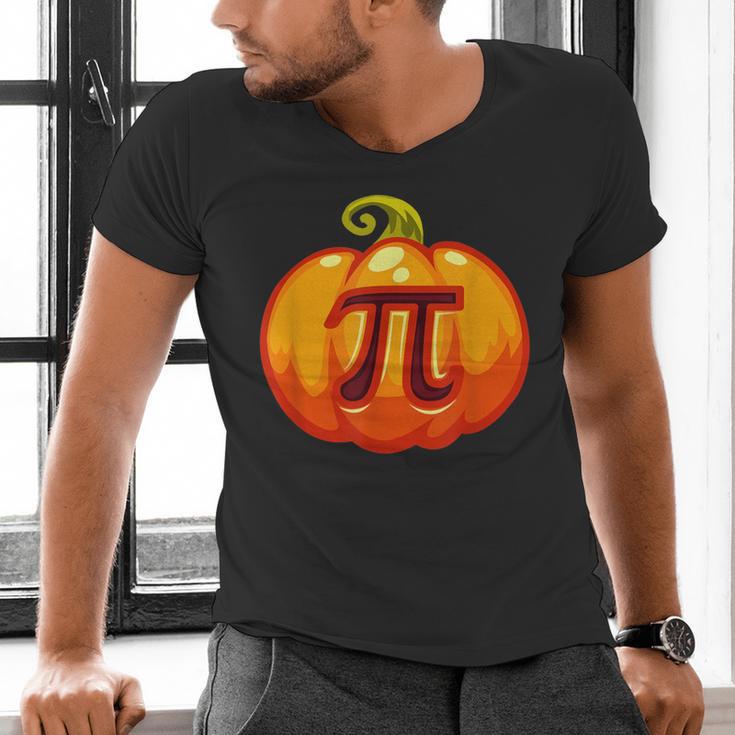 Math Teacher Halloween Costume Pumpkin Pi Pun Pie Men Men's V-Neck T-Shirt, gift for family, gift for coworker Math Teacher Halloween Costume Pumpkin Pi Pun Pie Men Men's V-Neck T-Shirt, gift for family, gift for coworker