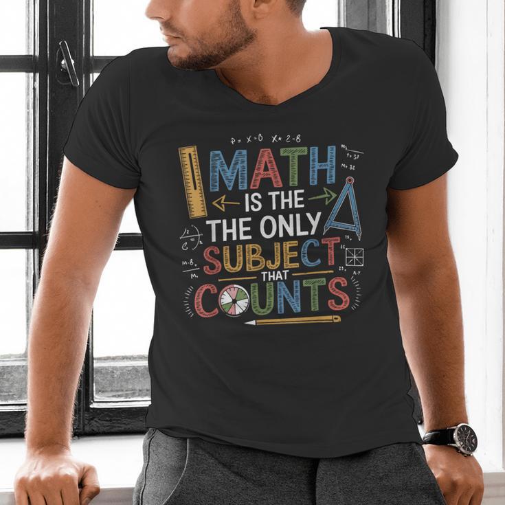 Math Teacher Mathematician Subject Mathematics Joke Men's V-Neck T-Shirt, gift for family, gift for coworker Math Teacher Mathematician Subject Mathematics Joke Men's V-Neck T-Shirt, gift for family, gift for coworker