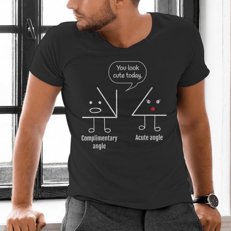 Math Teacher Tee Complimentary Acute Angle T-Shirt Men's V-Neck T-Shirt, gift for family, gift for coworker Math Teacher Tee Complimentary Acute Angle T-Shirt Men's V-Neck T-Shirt, gift for family, gift for coworker