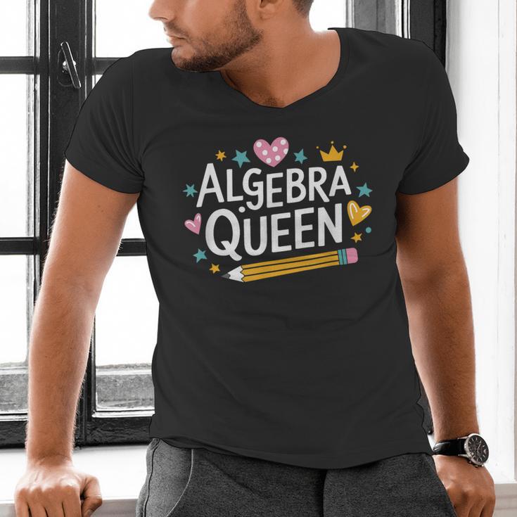 Mathematician And Mathematics Teacher Algebra Queen Men's V-Neck T-Shirt, gift for family, gift for coworker Mathematician And Mathematics Teacher Algebra Queen Men's V-Neck T-Shirt, gift for family, gift for coworker