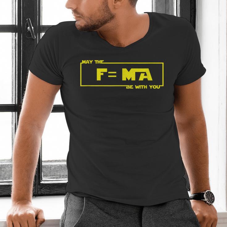 May The Fma Be With You Science Teacher Tshirts For Men Women Men's V-Neck T-Shirt, Science Teacher Shirts, gift for family, gift for coworker May The Fma Be With You Science Teacher Tshirts For Men Women Men's V-Neck T-Shirt, Science Teacher Shirts, gift for family, gift for coworker
