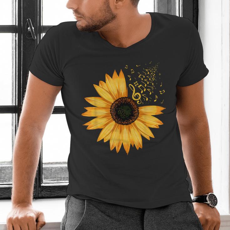 Music For Men Women Music Teacher Music Lover Men's V-Neck T-Shirt, gift for family, gift for coworker