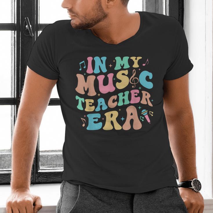 In My Music Teacher Era Back To School Squad Music Teacher Men's V-Neck T-Shirt, gift for family, gift for coworker In My Music Teacher Era Back To School Squad Music Teacher Men's V-Neck T-Shirt, gift for family, gift for coworker