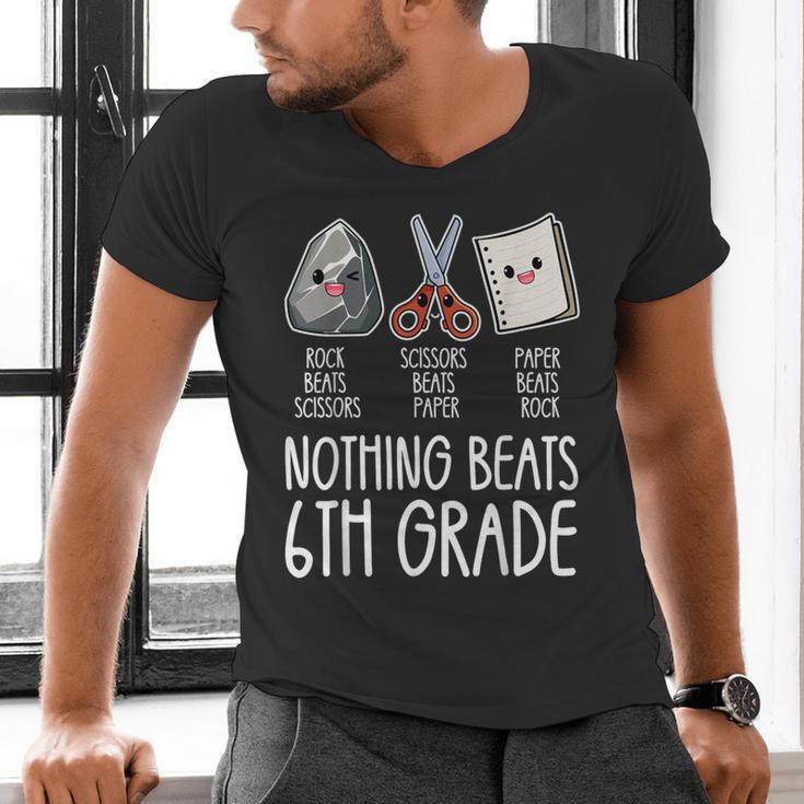 Nothing Beats 6th Grade Back To School Kids Teachers Men's V-Neck T-Shirt, gift for family, gift for coworker Nothing Beats 6th Grade Back To School Kids Teachers Men's V-Neck T-Shirt, gift for family, gift for coworker
