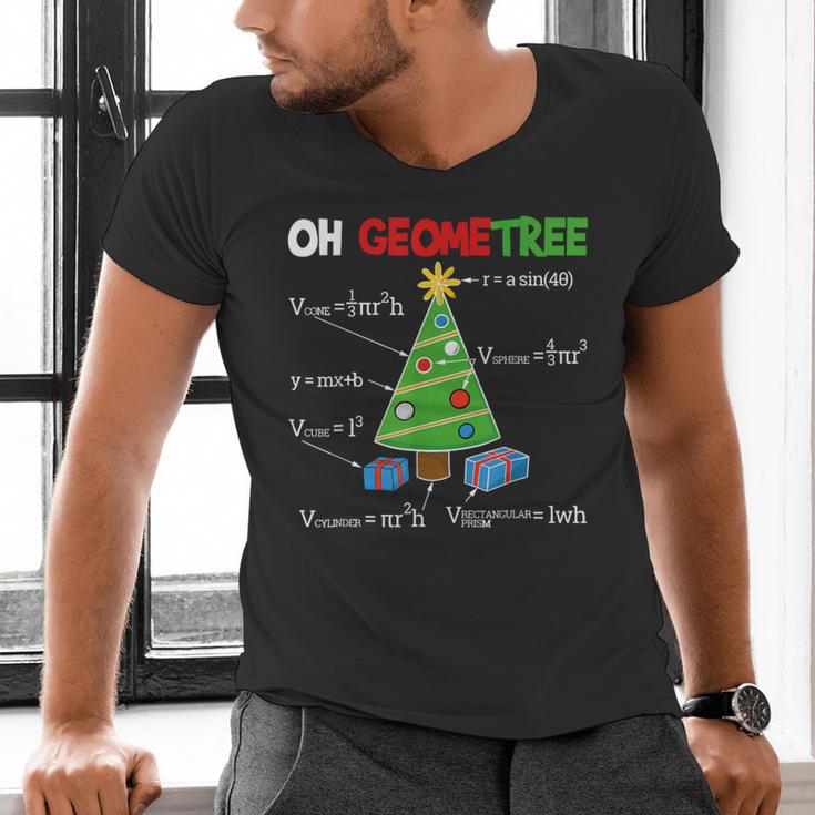 Oh Geometree Christmas Tree Geometry Math Teacher Men's V-Neck T-Shirt, gift for family, gift for coworker Oh Geometree Christmas Tree Geometry Math Teacher Men's V-Neck T-Shirt, gift for family, gift for coworker