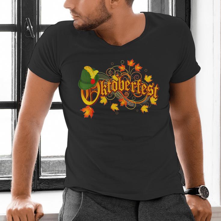 Oktoberfest German Beer Festival October Men's V-Neck T-Shirt, gift for family, gift for coworker