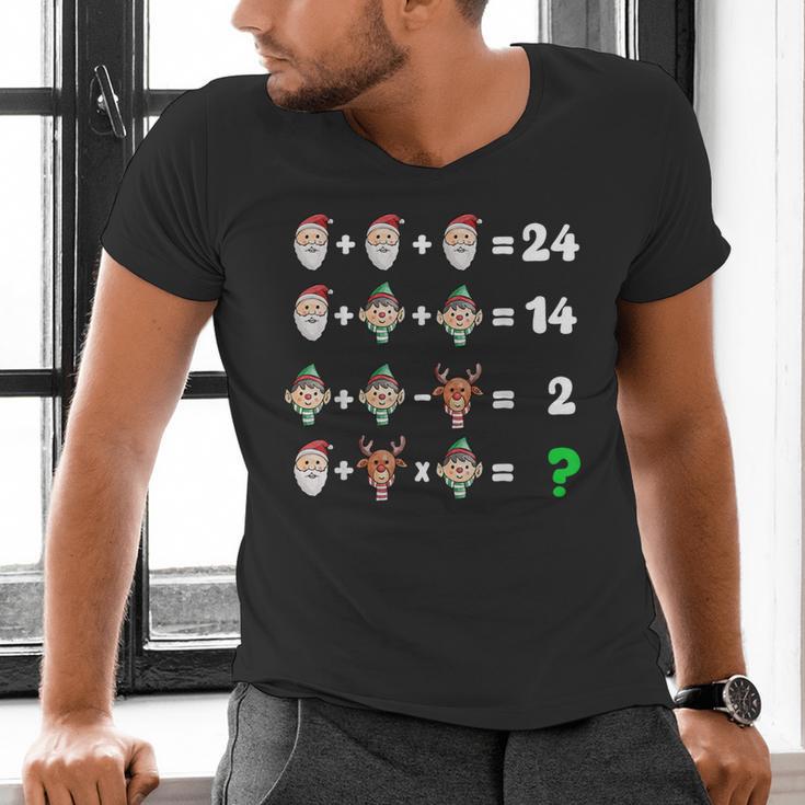 Order Of Operations Quiz Christmas Math Teacher Xmas Math Men's V-Neck T-Shirt, gift for family, gift for coworker Order Of Operations Quiz Christmas Math Teacher Xmas Math Men's V-Neck T-Shirt, gift for family, gift for coworker