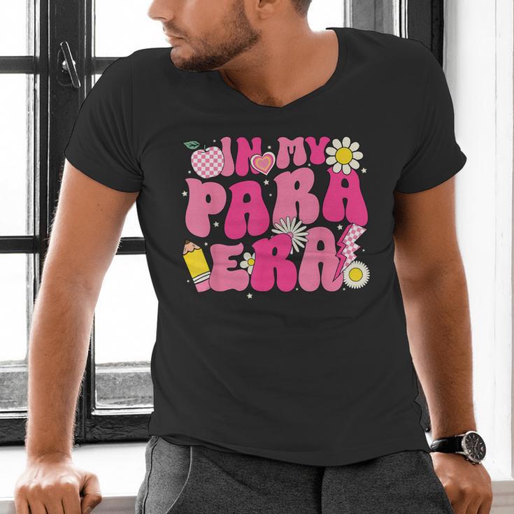 In My Para Era Teacher Back To School First Day Of School Men's V-Neck T-Shirt, gift for family, gift for coworker In My Para Era Teacher Back To School First Day Of School Men's V-Neck T-Shirt, gift for family, gift for coworker