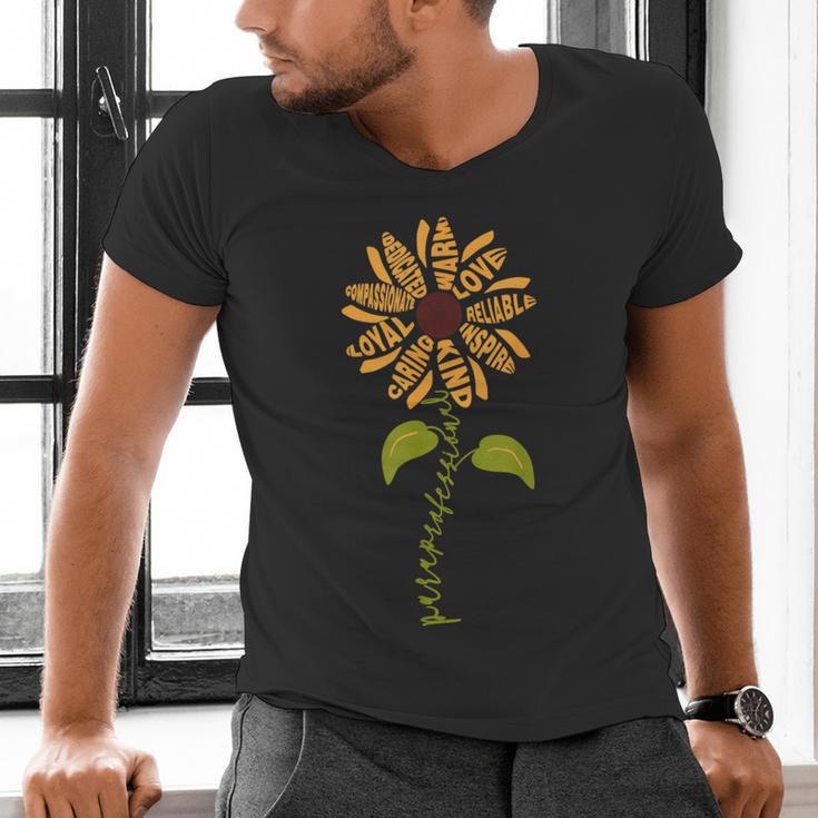 Paraprofessional Para Sunflower Teacher Back To School Men's V-Neck T-Shirt, gift for family, gift for coworker Paraprofessional Para Sunflower Teacher Back To School Men's V-Neck T-Shirt, gift for family, gift for coworker