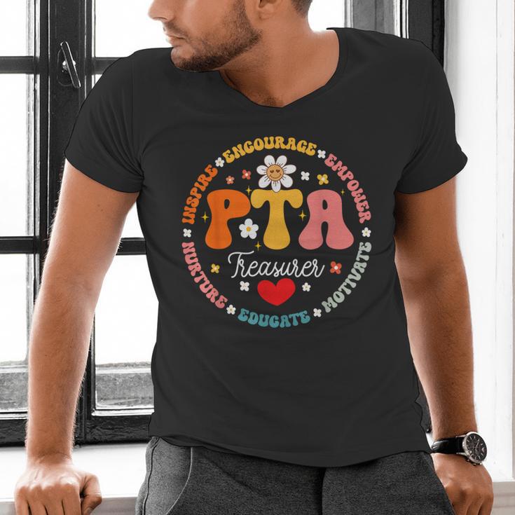 Parents Teacher Association Team Supporter PTA Treasurer For Men Women Girls Kids Men's V-Neck T-Shirt, gift for family, gift for coworker Parents Teacher Association Team Supporter PTA Treasurer For Men Women Girls Kids Men's V-Neck T-Shirt, gift for family, gift for coworker