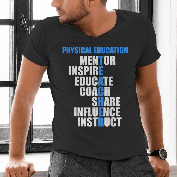 PE Physical Education Teacher For PE Teacher Men's V-Neck T-Shirt, Pe Teacher Shirts, gift for family, gift for coworker