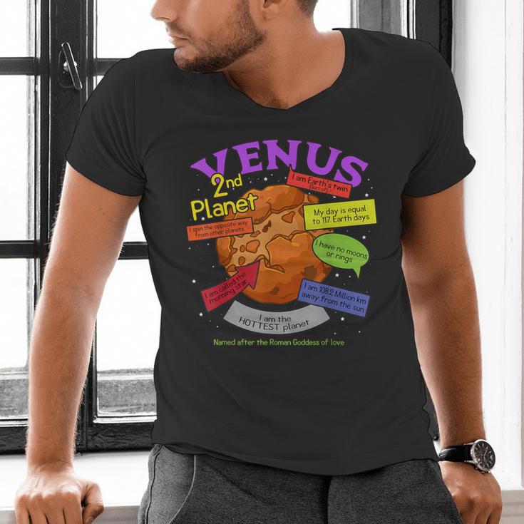 Perfect Planets Teachers Shirts Venus For Solar System Men's V-Neck T-Shirt, gift for family, gift for coworker