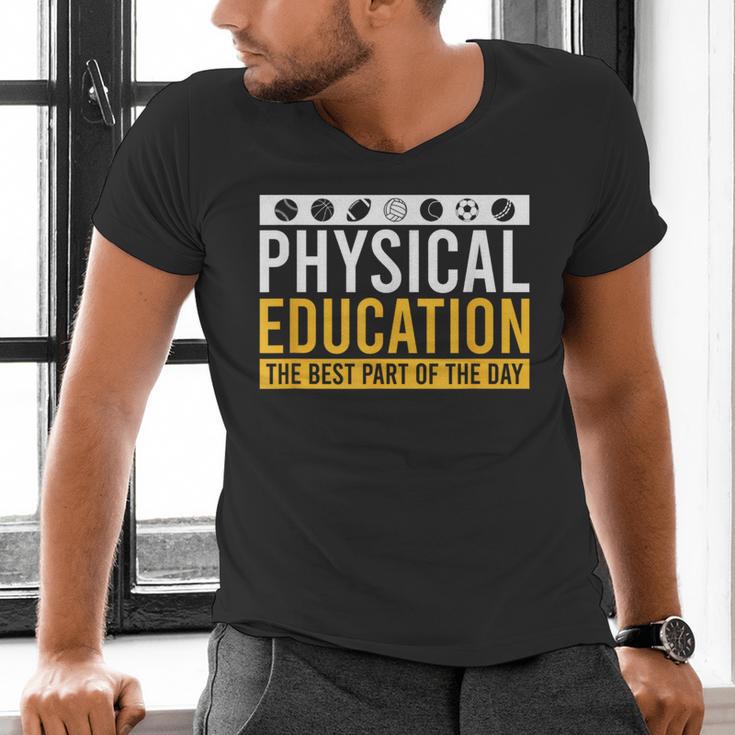 Physical Education Best Part Of The Day Phys Ed Teacher Men's V-Neck T-Shirt, gift for family, gift for coworker Physical Education Best Part Of The Day Phys Ed Teacher Men's V-Neck T-Shirt, gift for family, gift for coworker
