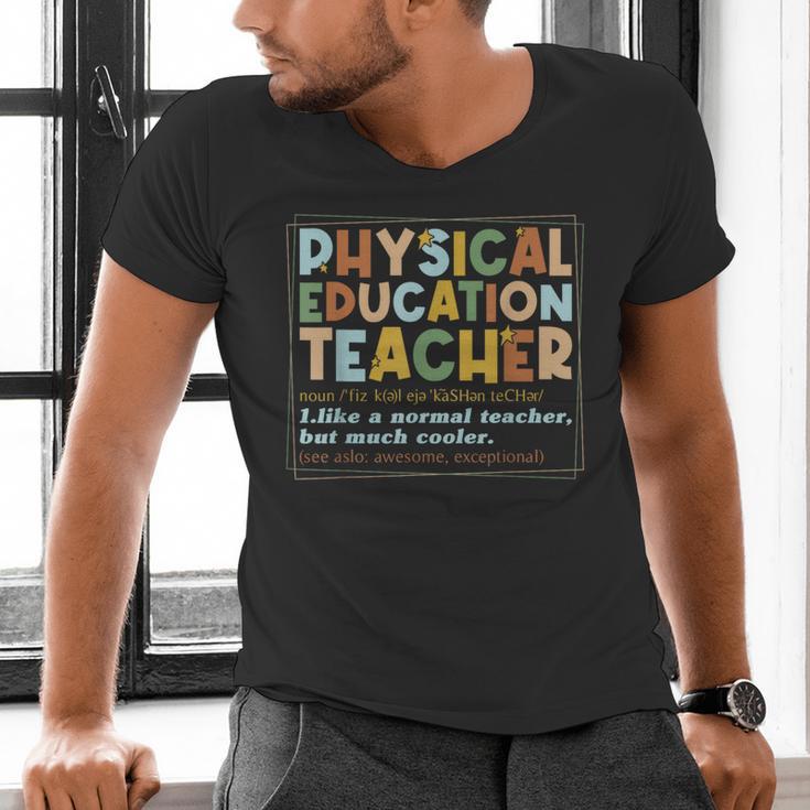 Physical Education Teacher In My PE Teacher Era For Men Women Kids Men's V-Neck T-Shirt, Pe Teacher Shirts, gift for family, gift for coworker Physical Education Teacher In My PE Teacher Era For Men Women Kids Men's V-Neck T-Shirt, Pe Teacher Shirts, gift for family, gift for coworker