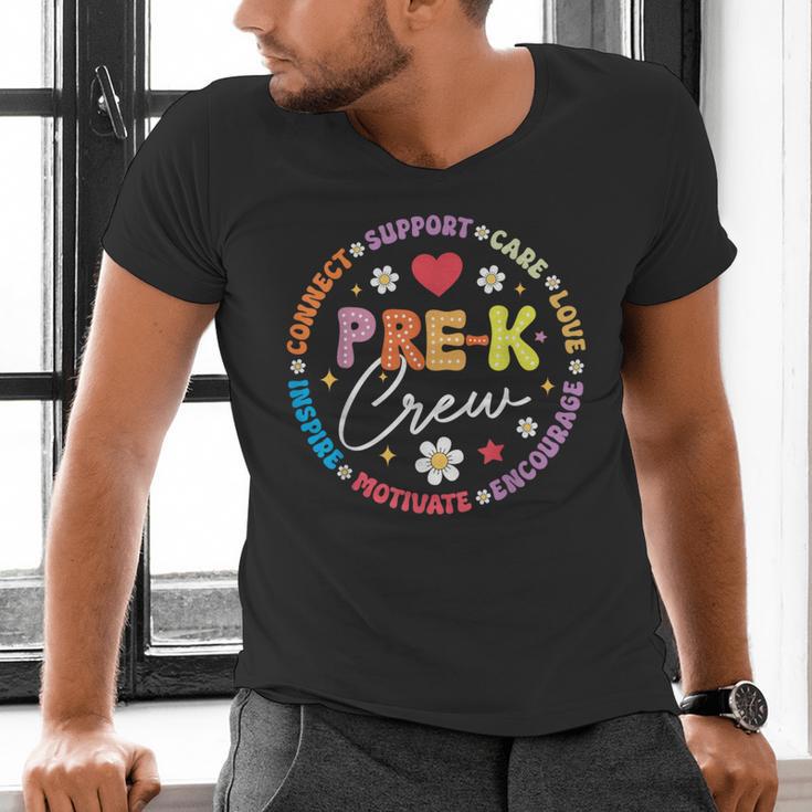 Pre-K Crew 1st Day Of School Preschool Teacher Men's V-Neck T-Shirt, gift for family, gift for coworker Pre-K Crew 1st Day Of School Preschool Teacher Men's V-Neck T-Shirt, gift for family, gift for coworker
