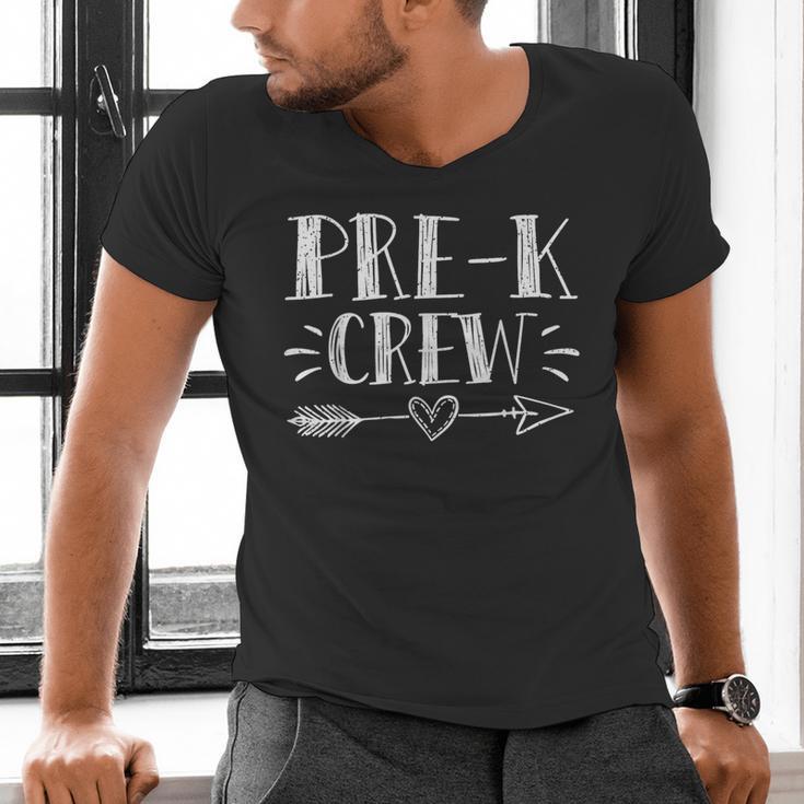 Pre-K Crew 1st Day Of School Pre-K Teacher Team Men's V-Neck T-Shirt, gift for family, gift for coworker Pre-K Crew 1st Day Of School Pre-K Teacher Team Men's V-Neck T-Shirt, gift for family, gift for coworker