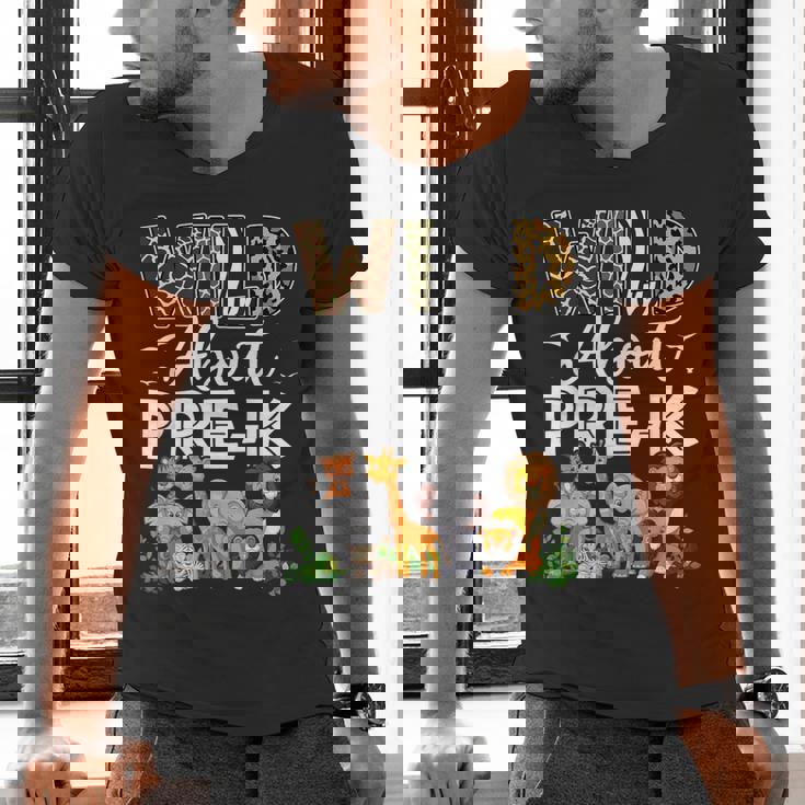 Pre-k Teacher Kids Back To School Wild About Pre-k Men&#x27;s V-Neck T-Shirt, gift for family, gift for coworker