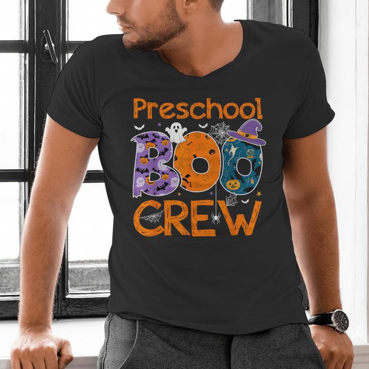 Preschool Boo Crew Preschool Halloween Teacher Kids Men's V-Neck T-Shirt, gift for family, gift for coworker Preschool Boo Crew Preschool Halloween Teacher Kids Men's V-Neck T-Shirt, gift for family, gift for coworker