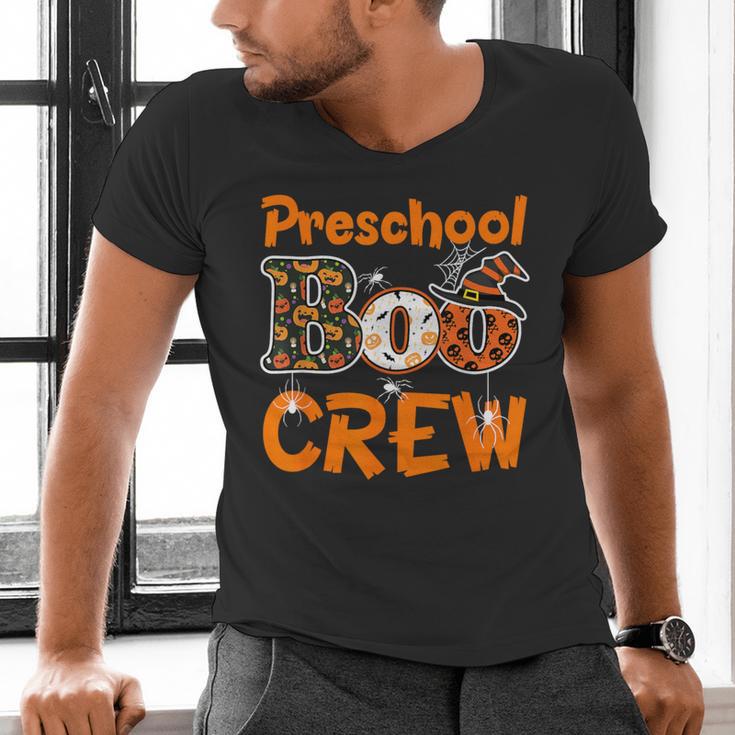Preschool Boo Crew Halloween Teachers Students Costume Men's V-Neck T-Shirt, gift for family, gift for coworker