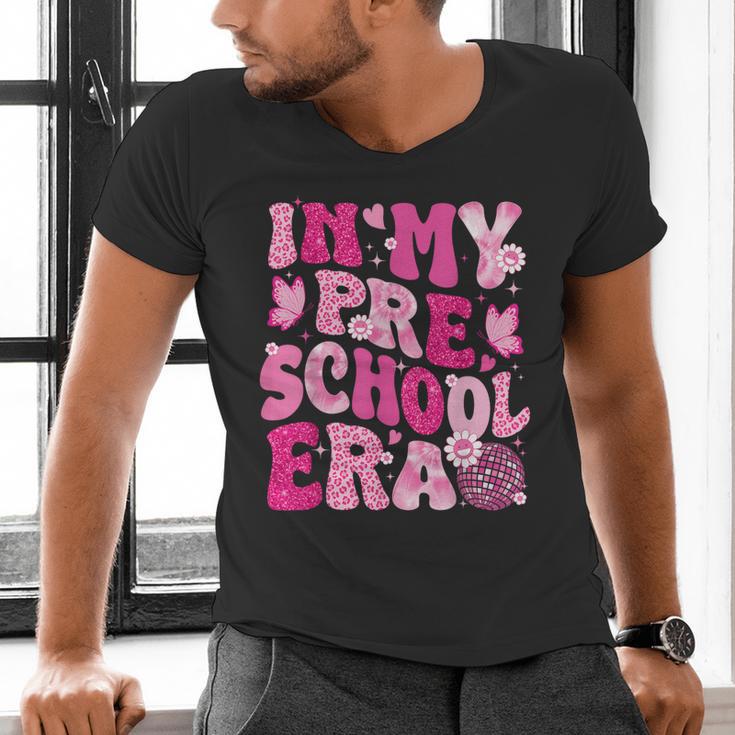 In My Preschool Era Teachers Women Back To School Kids Girls Men's V-Neck T-Shirt, gift for family, gift for coworker In My Preschool Era Teachers Women Back To School Kids Girls Men's V-Neck T-Shirt, gift for family, gift for coworker