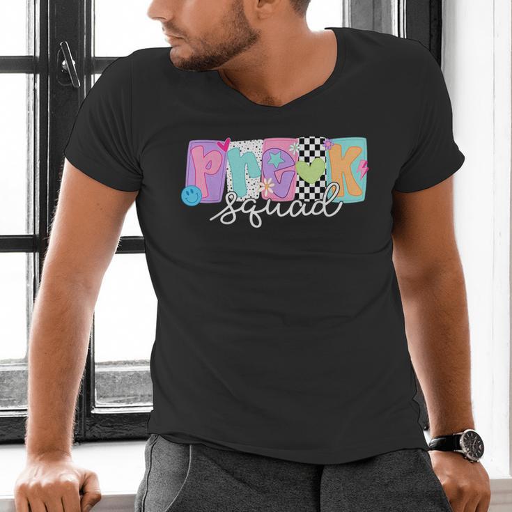 Preschool Squad Team Pre-K Crew Back To School Teacher Men's V-Neck T-Shirt, gift for family, gift for coworker Preschool Squad Team Pre-K Crew Back To School Teacher Men's V-Neck T-Shirt, gift for family, gift for coworker