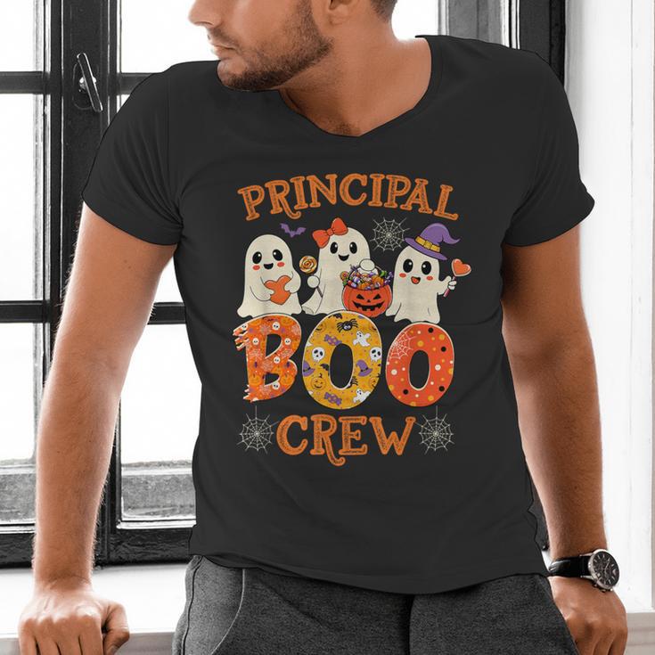 Principal Teacher Boo Crew Halloween Spooky Costume Men's V-Neck T-Shirt, gift for family, gift for coworker Principal Teacher Boo Crew Halloween Spooky Costume Men's V-Neck T-Shirt, gift for family, gift for coworker