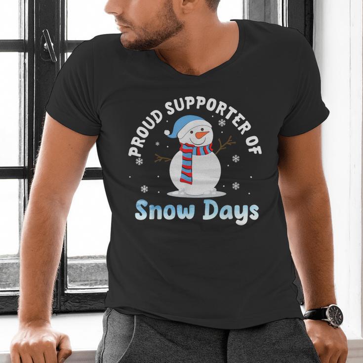 Proud Supporter Of Snow Days Teacher Men's V-Neck T-Shirt, gift for family, gift for coworker Proud Supporter Of Snow Days Teacher Men's V-Neck T-Shirt, gift for family, gift for coworker