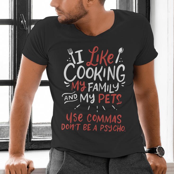 Punctuation Saves Lives I English Grammar Teacher Men's V-Neck T-Shirt, English Teacher Shirts, gift for family, gift for coworker