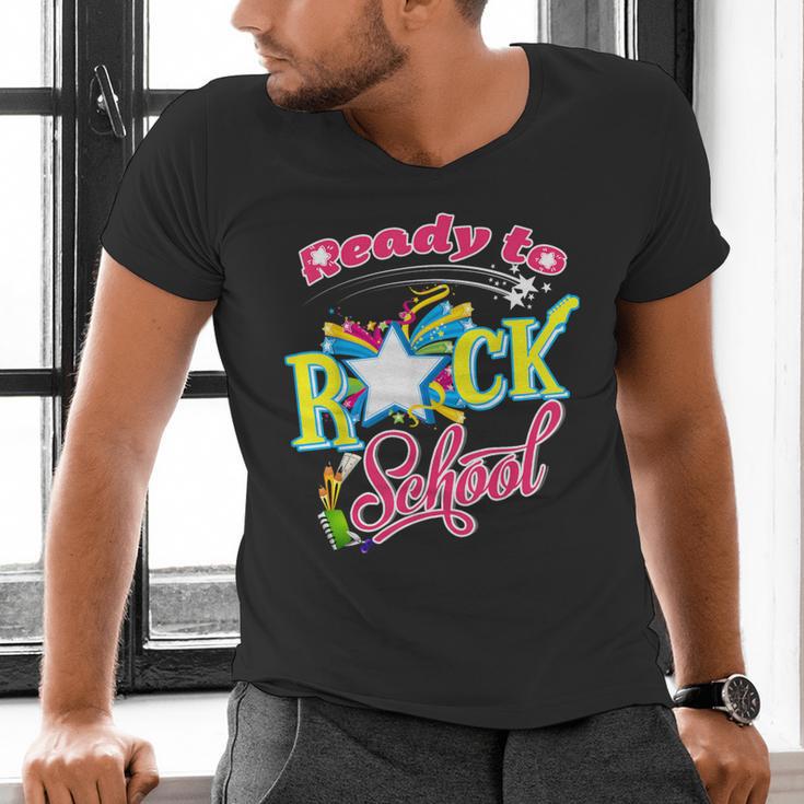 Ready To Rock School Shirt Students And Teachers Men's V-Neck T-Shirt, gift for family, gift for coworker Ready To Rock School Shirt Students And Teachers Men's V-Neck T-Shirt, gift for family, gift for coworker