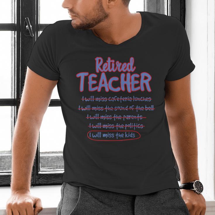 Retiring Teacher Tshirt For Retired Teachers For Men Women Men's V-Neck T-Shirt, gift for family, gift for coworker