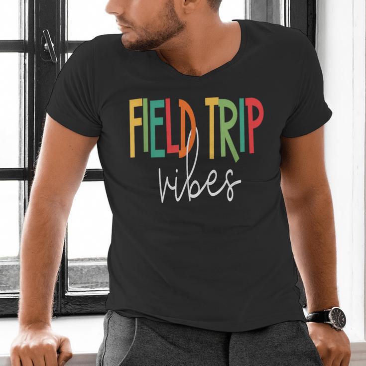 Retro Field Trip Vibes Vintage Field Trip Vibes Teacher Kids Men's V-Neck T-Shirt, gift for family, gift for coworker Retro Field Trip Vibes Vintage Field Trip Vibes Teacher Kids Men's V-Neck T-Shirt, gift for family, gift for coworker