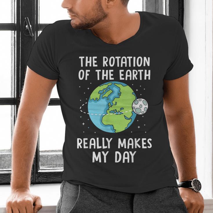 Rotation Of The Earth Makes My Day Science Teacher Earth Day Men's V-Neck T-Shirt, Science Teacher Shirts, gift for family, gift for coworker Rotation Of The Earth Makes My Day Science Teacher Earth Day Men's V-Neck T-Shirt, Science Teacher Shirts, gift for family, gift for coworker