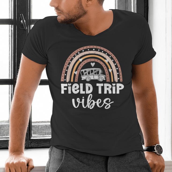School Bus Trip Vibes Students Teachers Students Field Trip Men's V-Neck T-Shirt, gift for family, gift for coworker School Bus Trip Vibes Students Teachers Students Field Trip Men's V-Neck T-Shirt, gift for family, gift for coworker