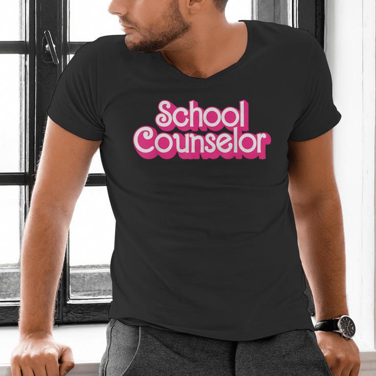 School Counselor Back To School Teacher Life Men's V-Neck T-Shirt, gift for family, gift for coworker School Counselor Back To School Teacher Life Men's V-Neck T-Shirt, gift for family, gift for coworker