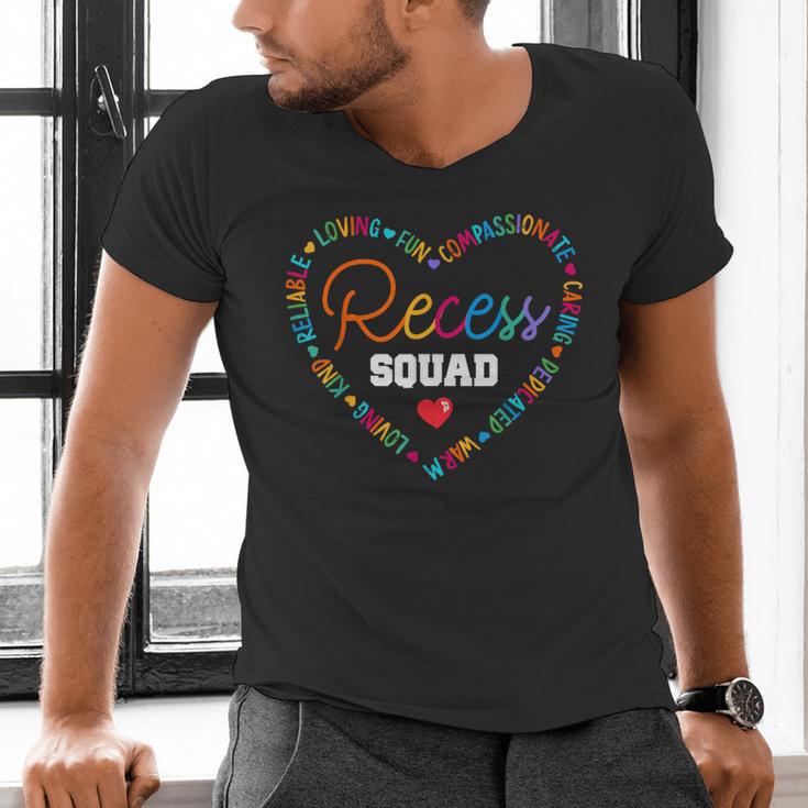 School For Teachers Students Monitor Recess Crew Team Men's V-Neck T-Shirt, gift for family, gift for coworker School For Teachers Students Monitor Recess Crew Team Men's V-Neck T-Shirt, gift for family, gift for coworker