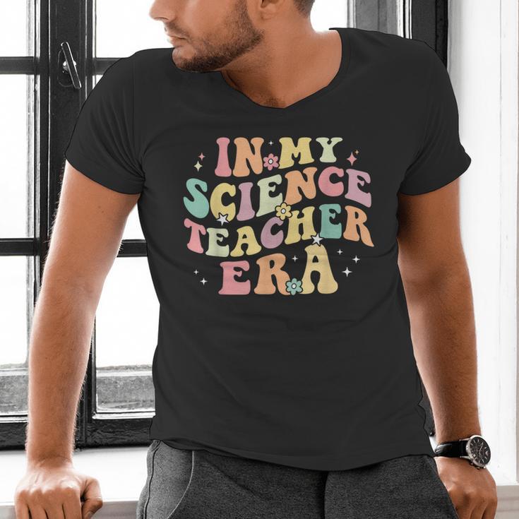 In My Science Teacher Era Retro Back To School STEM Teacher For Men Women Men's V-Neck T-Shirt, Science Teacher Shirts, gift for family, gift for coworker
