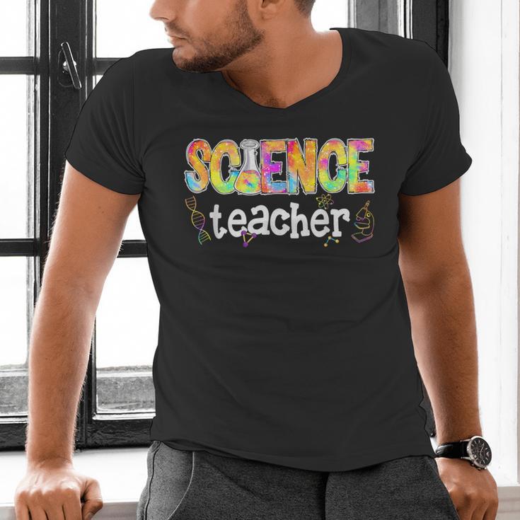 Science Teacher Tie Dye Science Teaching Back To School Men's V-Neck T-Shirt, Science Teacher Shirts, gift for family, gift for coworker Science Teacher Tie Dye Science Teaching Back To School Men's V-Neck T-Shirt, Science Teacher Shirts, gift for family, gift for coworker
