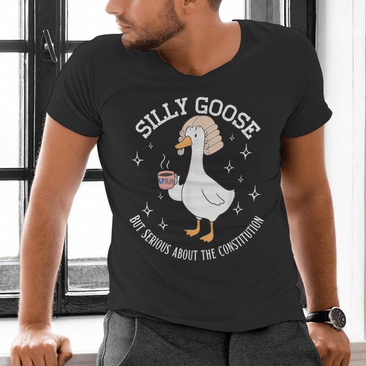 Silly Goose Constitution History Teacher Middle School Men's V-Neck T-Shirt, History Teacher Shirts, gift for family, gift for coworker Silly Goose Constitution History Teacher Middle School Men's V-Neck T-Shirt, History Teacher Shirts, gift for family, gift for coworker